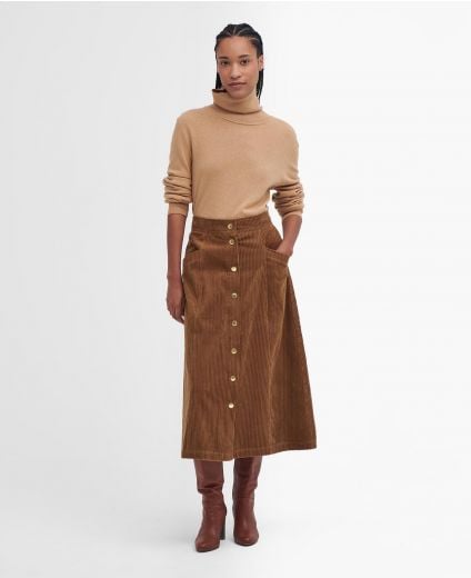 Samara Cord Midi Skirt