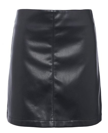 Peyton Faux-Leather Mini Skirt
