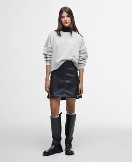 Peyton Faux-Leather Mini Skirt