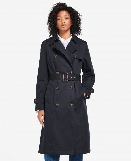 Barbour Greta Showerproof Trench Coat