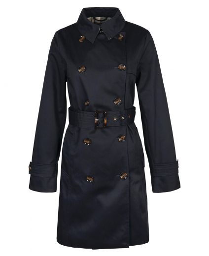 Barbour Short Greta Showerproof Trench Coat