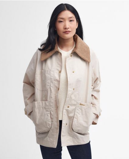 Barbour Womens Millhouse Fleece Jacket Cream - LFL0051CR31