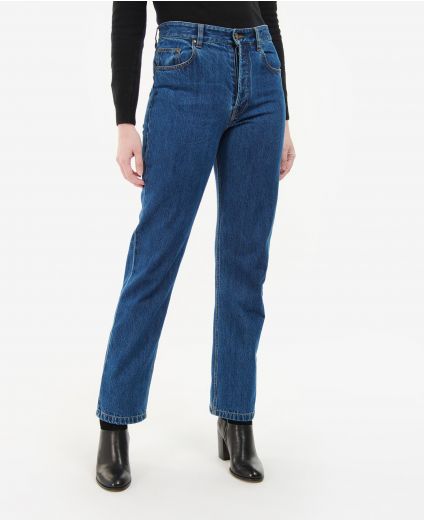 Barbour Burne Mid-Rise Straight Jeans