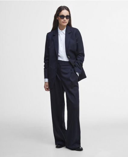 Hose Carrie Pinstripe Wide-Leg
