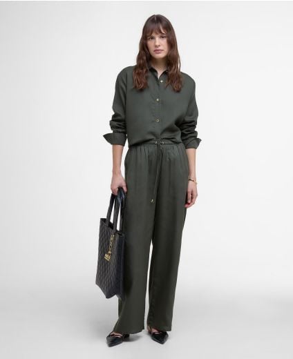 Clara Relaxed Wide-Leg Trousers