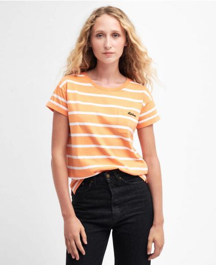 Barbour t cheap shirt womens yellow