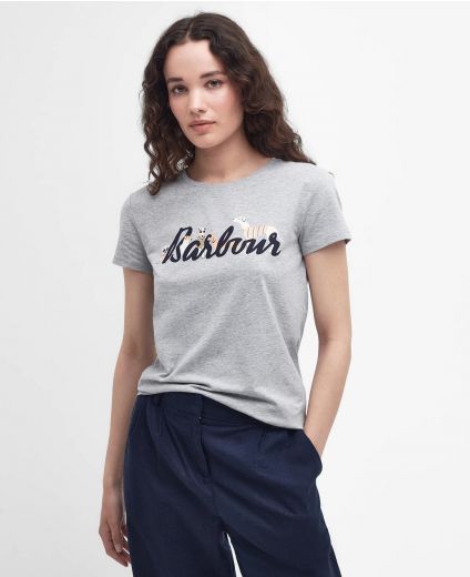 Barbour t cheap shirt womens Black