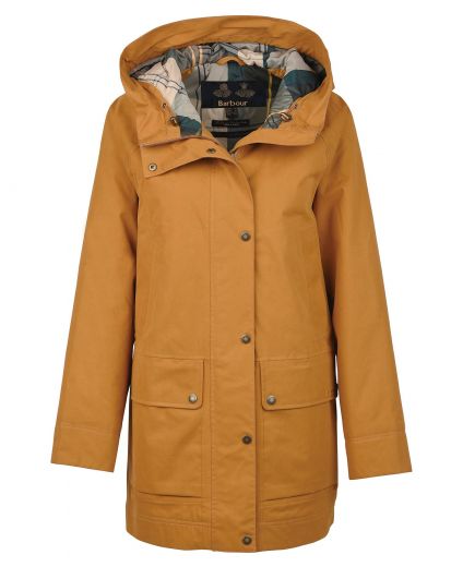 barbour jacke orange