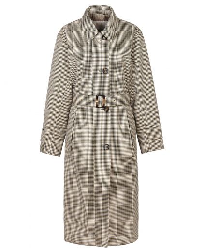 Barbour Somerland Check Trench Coat