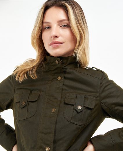 Giacca in cotone cerato Barbour Winter Defence