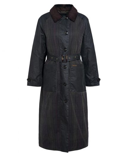 Everly Wax Trench Coat