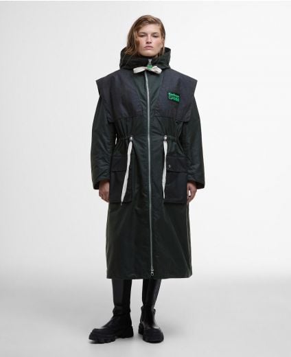 Barbour x GANNI Parka Waxed