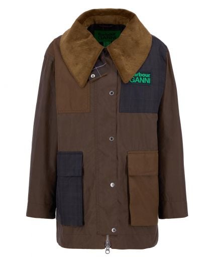Barbour x GANNI Wachsmantel