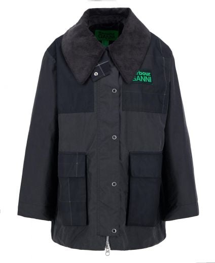 Barbour x GANNI Wachsmantel