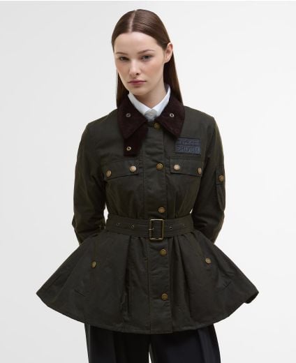 Barbour x ERDEM Constance Waxed Jacket