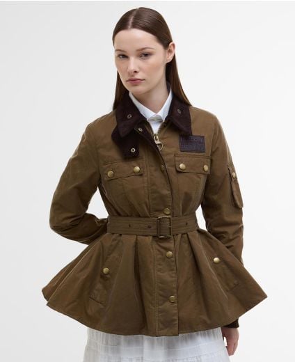 Barbour x ERDEM Constance Waxed Jacket