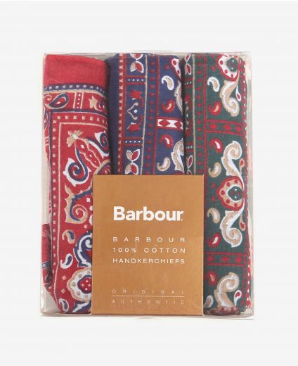 Barbour Paisley Handkerchiefs Gift Box Set