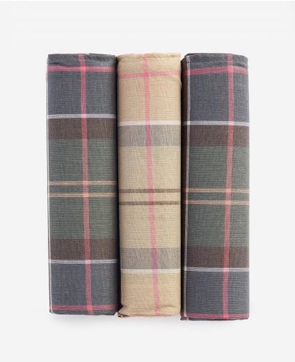 Barbour Handkerchief Gift Box Set