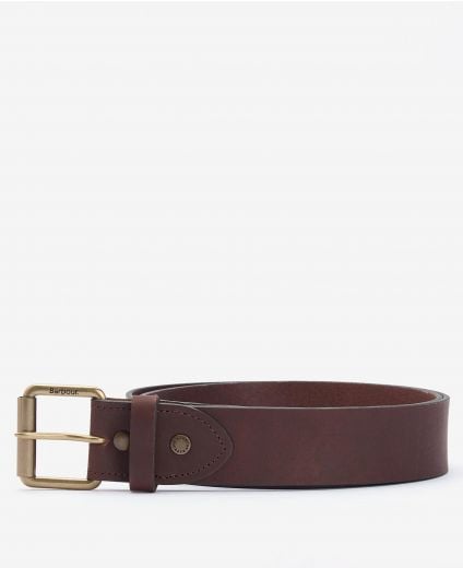 Barbour Contrast Leather Belt