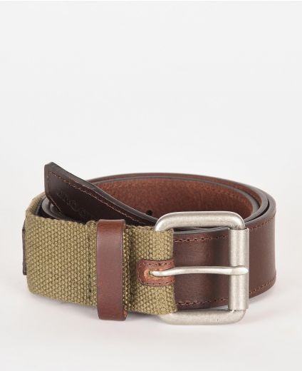 Barbour Webbing/Leather Belt