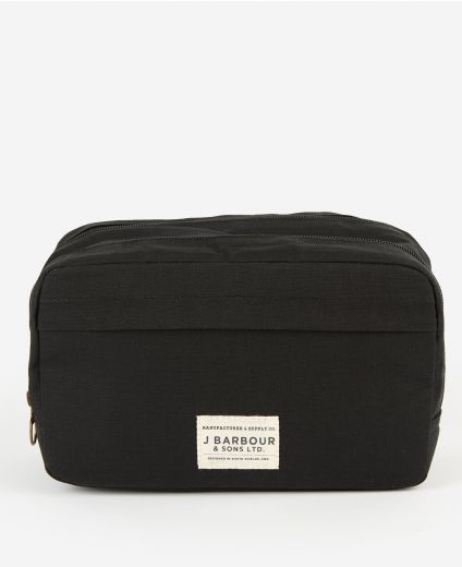 Barbour Double Zip Washbag