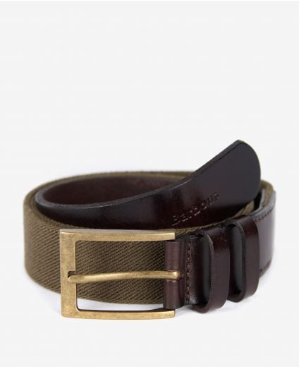 Barbour Albyn Leather Webbing Belt