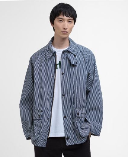 Freizeitjacke Oversized Bedale Striped