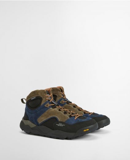 Barbour x Flower Mountain Back Country Uni Mid Trainers