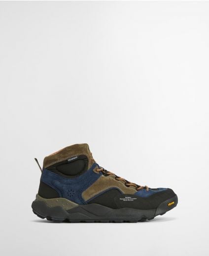 Barbour x Flower Mountain Back Country Uni Mid Trainers