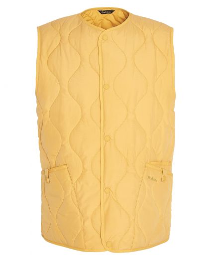 Barbour store waistcoats gold