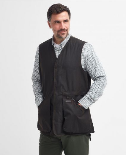 Barbour vest store mens Black