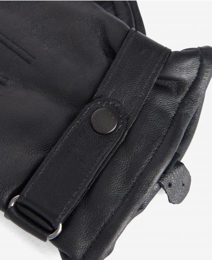 Barbour Insulated Burnished Leather Gloves