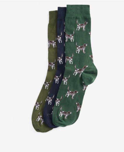 Barbour Geschenk-Set Socken Pointer Dog
