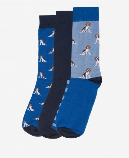 Barbour Beagle Dog Socks Set