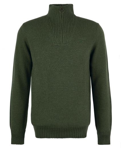Barbour Essential L/Wool Half Zip Jumper