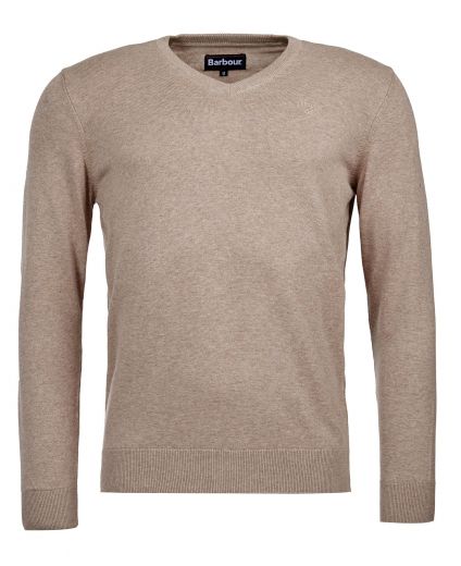 Barbour Pima Cotton V-Neck Sweater