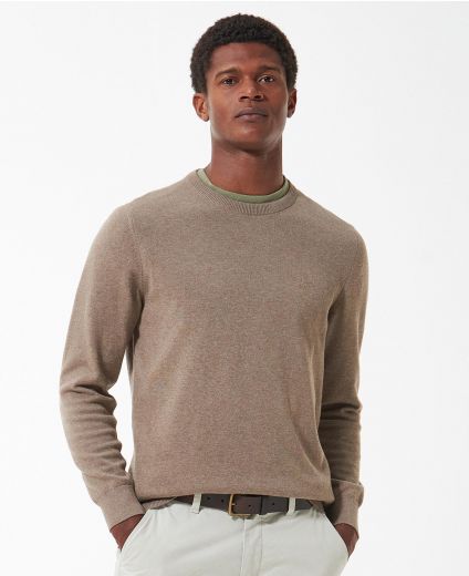 Maglione girocollo in cotone Barbour Pima