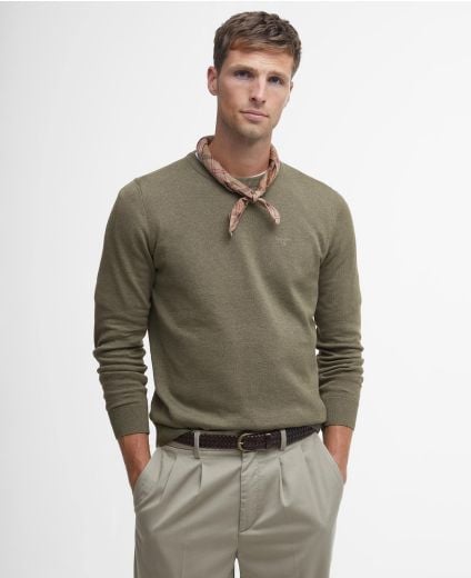 Pima Cotton Crew Neck Jumper