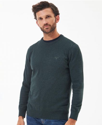 Maglione girocollo in cotone Barbour Pima