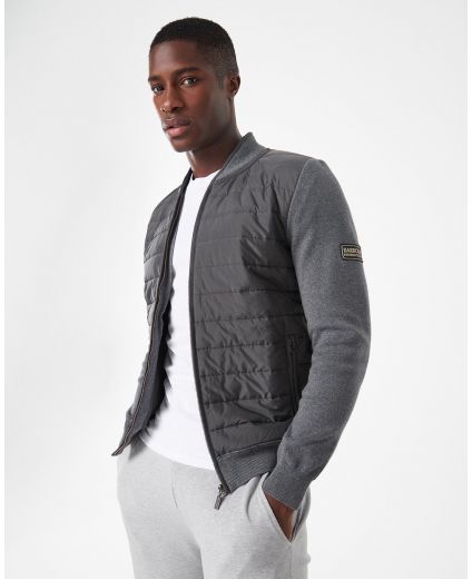 Baffle Quilted Sweatshirt