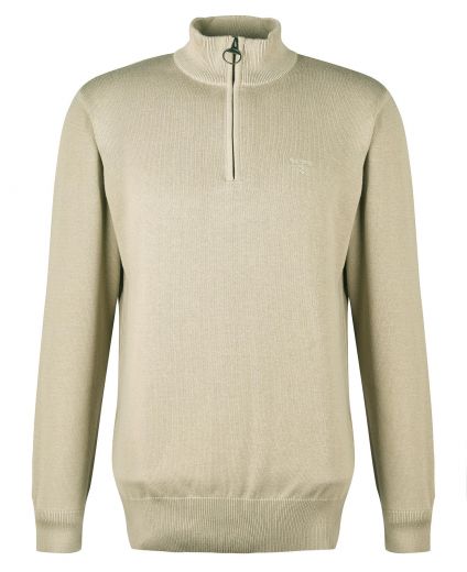 Cotton Half Zip Jumper