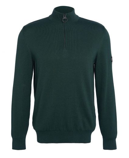 B.Intl Maglione con mezza zip in cotone