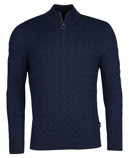 Barbour Cable Knit Half Zip