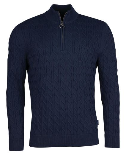 Cable Knit Half Zip Jumper