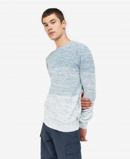 Barbour Brading Ombré Knitted Crew Neck Jumper