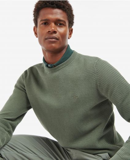 Barbour Fleming Knitted Crew Neck Jumper