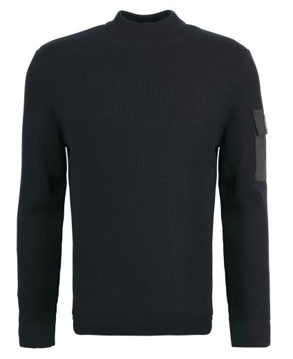 Maglione girocollo lavorato B.Intl