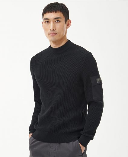 Maglione girocollo lavorato B.Intl