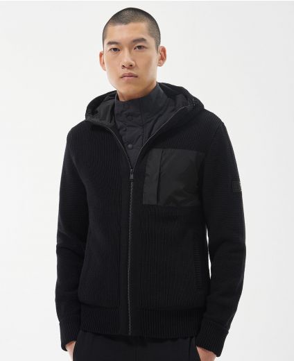 B.Intl Eraser Knitted Hoodie