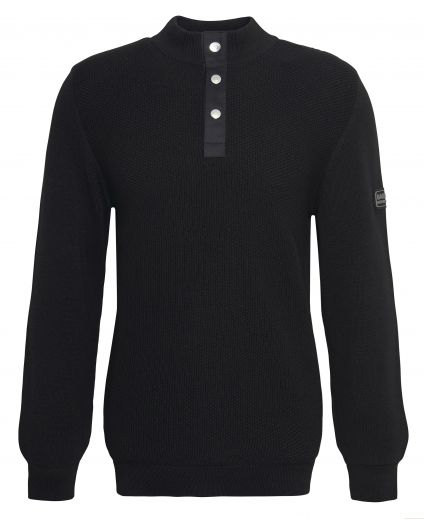 Murrey Quarter-Button Jumper